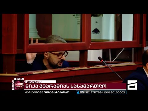 ნიკა გვარამიას მიმართვა სასამართლოზე[სრული ვერსია]