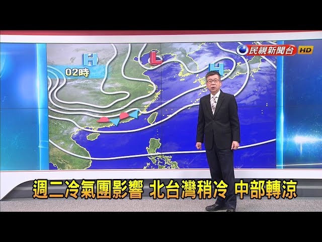 2024/3/19 週二冷氣團影響 北台灣稍冷 中部轉涼－民視新聞