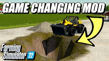 EDIT TERRAIN AND TERRAFORM WITH EQUIPMENT | Farming Simulator 22