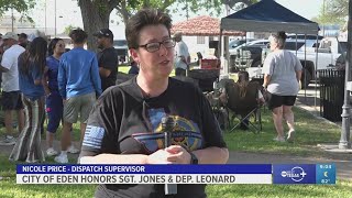 The City of Eden honors Sergeant Stephen Jones and Deputy Samuel Leonard on the two-year anniversary