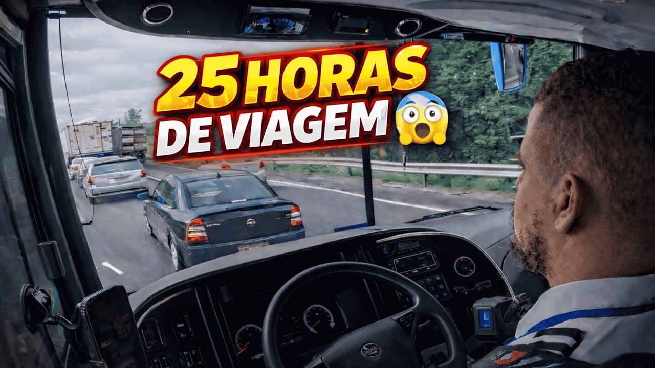 25 HORAS NA ESTRADA 😱 Essa viagem não acabava nunca!