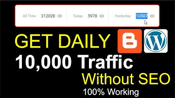 Get Daily 10,000+ Visitors To Your Website | Automatic Traffic Generator Of Your Blog & Website | VP