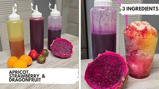 Easy Snow Cone Syrup - 3 Flavours