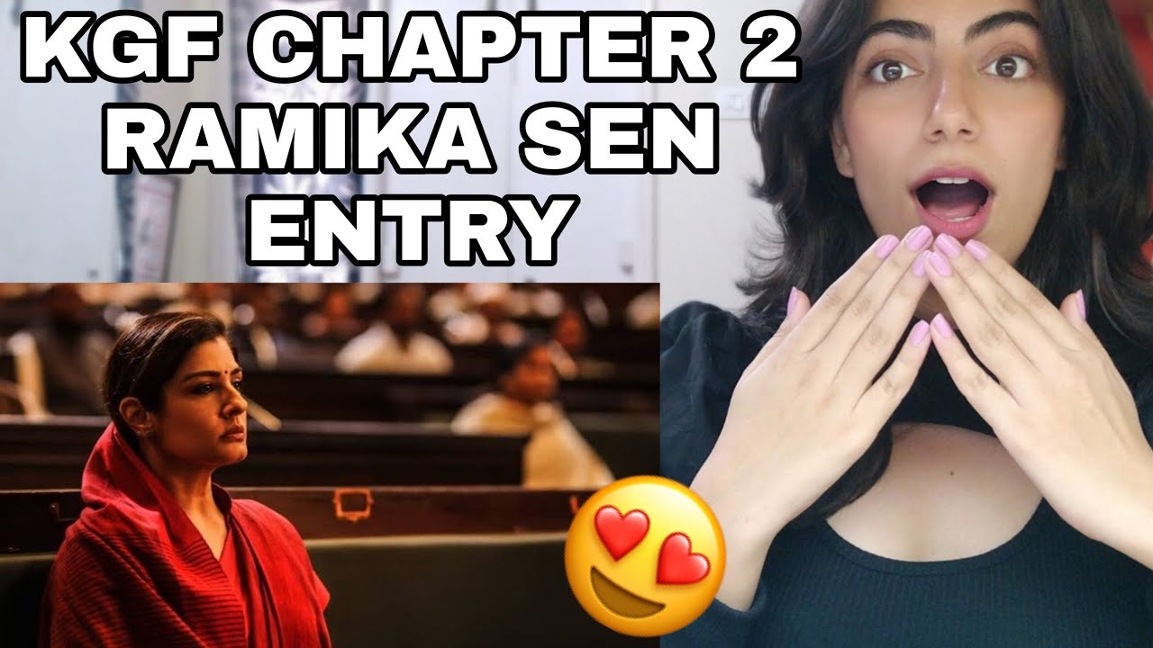 KGF CHAPTER 2 'RAMIKA SEN MASS ENTRY SCENE' REACTION & REVIEW | ROCKY VS RAMIKA SEN
