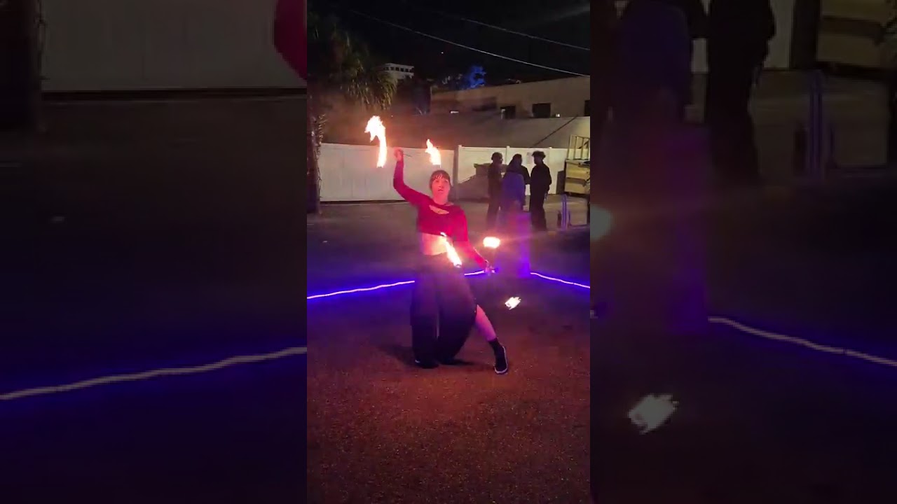 Fire Spinner Steep Station St. Pete