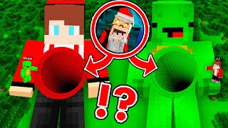 JJ and Mikey Found Santa Dweller Inside Longest Tunnels BIGGEST JJ MIKEY in Minecraft?!