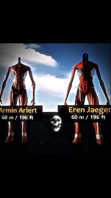 All Titans Size Comparison 🔥 | AOT Shorts #attackontitan #anime #aot