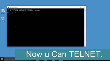 Install and Enable Telnet in Windows 10,8.1 – Use The Telnet Client Utility