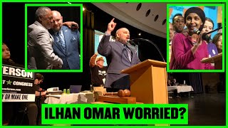 US Veteran Running Against Ilhan Omar Shocks Her Supporters With A Patriotic Speech In Front Of Her