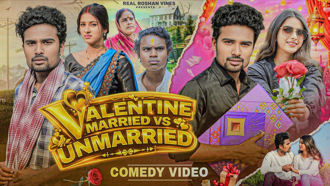Valentine Married vs Unmarried | Real Roshan Vines | Short Film