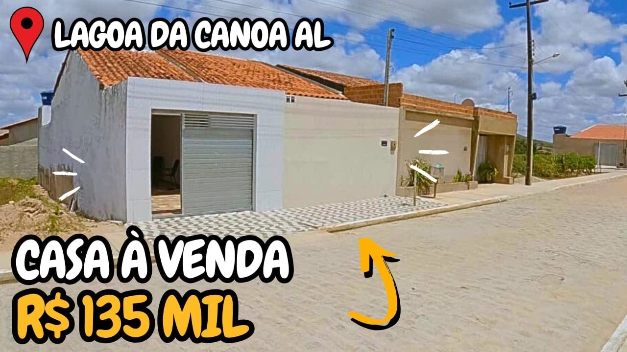 CASA À VENDA EM LAGOA DA CANOA-AL