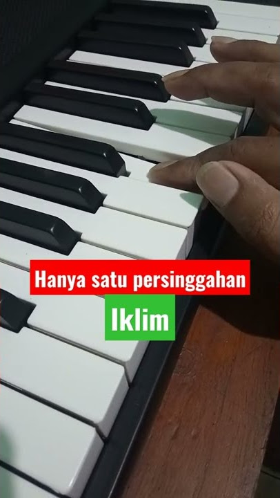 Saleem iklim -Hanya satu persinggahan- 🎹keyboard🎹 pemula