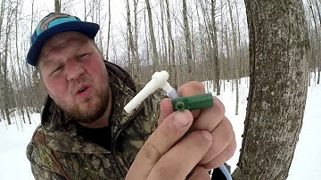 3/16 GRAVITY VACUUM INSTALL FOR MAPLE SYRUP 2018 RUNNING LIKE MAD!!!