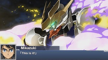 [ENG Sub]Super Robot Wars DD - Gundam Barbatos Lupus Rex Attacks | スパロボDD - ガンダムバルバトスルプスレクス 全武装