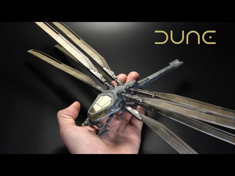 Dune Ornithopter - 3D SLA Printed - 1:128 - sci-fi Model