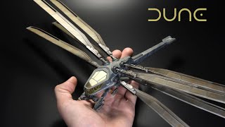 Dune Ornithopter  3D SLA Printed  1:128  scifi Model