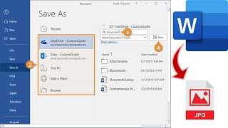 How To Save A Word Document As An Image