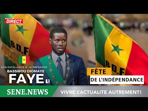 DIRECT PALAIS : Fête de l'Indépendance, Bassirou Diomaye Faye préside la levée des couleurs