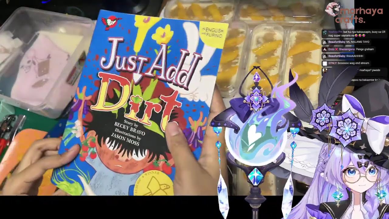 Feb. 8 || Read a storybook after making mango grahams with me~ (forgot to record from the start T^T)