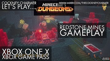 Minecraft Dungeons: Redstone Mines Gameplay │ Xbox One X │