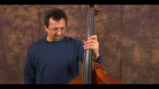 Upright Bass Bowing Techniques : Upright Bass: Correct Standing Position