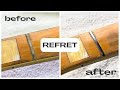 ASMR｜摩耗したフレットを新品に打ち替える – Complete Bass Refret