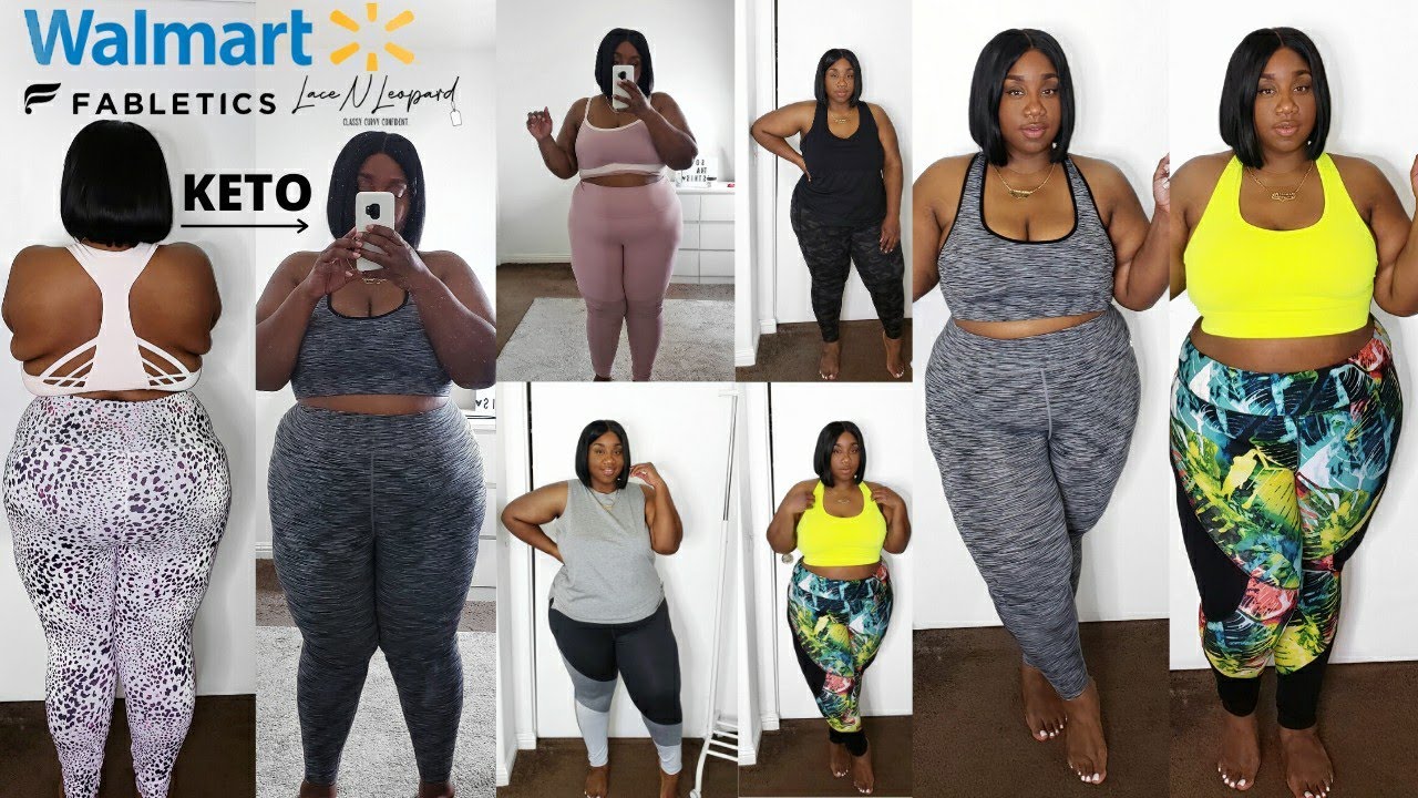 DOWN 20LBS! PLUS SIZE ACTIVEWEAR, WORKOUT, LOUNGE HAUL! KETO FASHO | THRIFTY SLAY