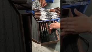 "Insane Luxury Handmade Chef Knives Set 🔥 Dragon Handle Daggers Unboxing