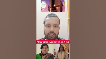 ABES College | Jai shree Ram Chant | Ghaziabad | #ghaziabad #jaishreeram #uttarpradesh