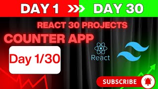 React Counter App | Day 1 of 30 Days React Challenge | Beginner React Project