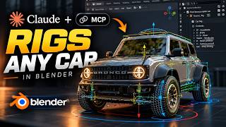 I Used Claude AI to Rig a Car in Blender! (MCP Tutorial)
