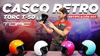 Casco TORC T-50 | El clásico café racer que nunca pasa de moda 🏍️🔥