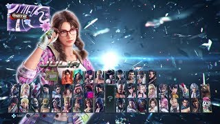Tekken 7 Character Select Screen All Characters + DLC 2019