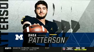 Michigan QB Shea Patterson (5 TD's) vs Indiana (Week 13)