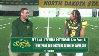 NDSU Football Media Day | Jeremiah Patterson Interview | Bison Overtime