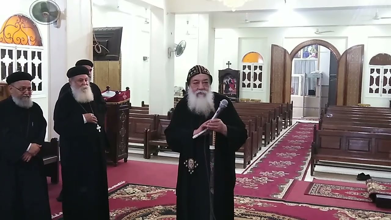 الزيارة التاريخية الاولى للانبا هدرا لكنيسة الانبا بيشوى بادفو