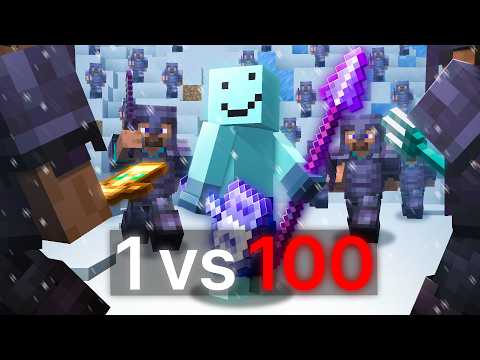 마인크래프트 프로 VS 헌터 100인