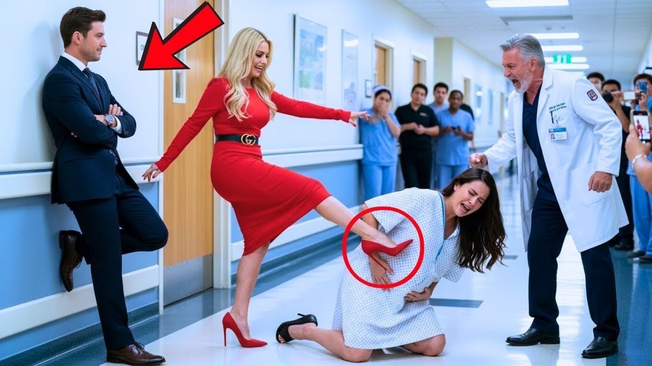 Senhora chuta a esposa grávida no hospital - o billionaire não sabe que o diretor é seu tio!