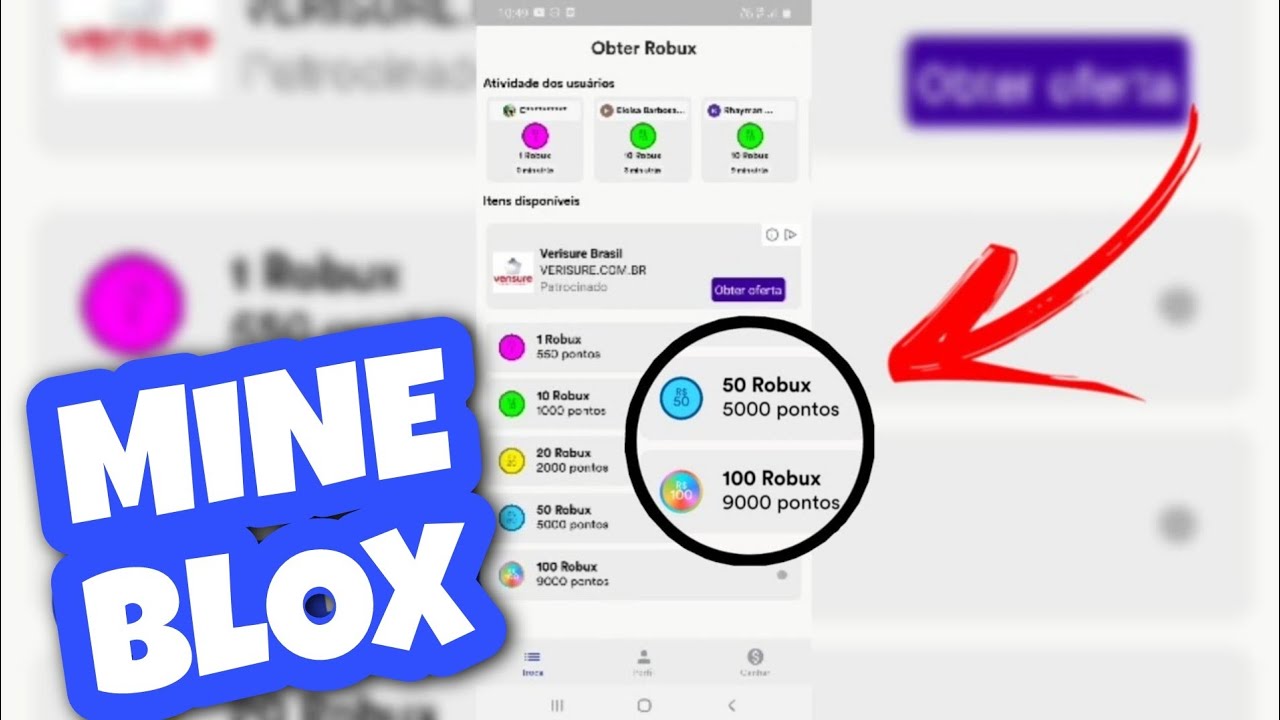 codigo do roblox 500 robux pelo mineblox