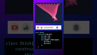 This Cloth Simulation Feels REAL 😳 | JavaScript Physics  #coding #htmlcssjavascript #python #icc