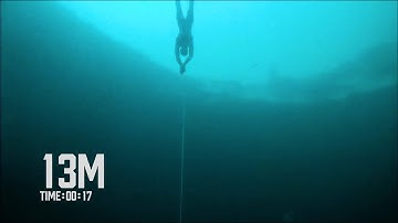 Steinlager CNF World Record Freedive 102m