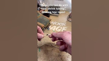 Things you can do with heat shrink tubing - making tow ropes!