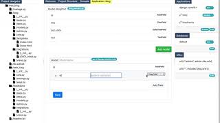 Visual Django IDE - creating a new blog project
