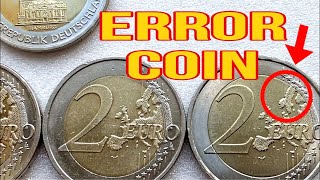 Error coin 2 euro Germany
