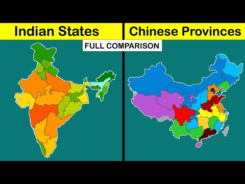 Indian States vs Chinese Provinces Full Comparison unbiased in Hindi