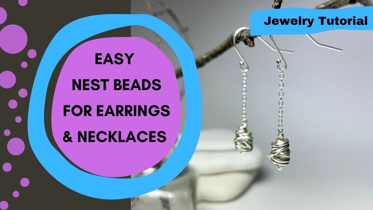 How To Wire Wrap Nest Beads for Earrings and Necklaces - Jewelry ...