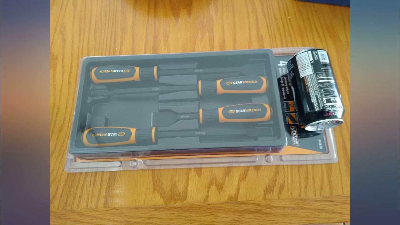 GEARWRENCH 4 Pc. Dual Material Wide Scraper Set 84080H review YouTube