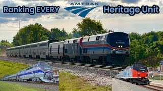 Ranking EVERY Amtrak Heritage Unit from WORST to BEST