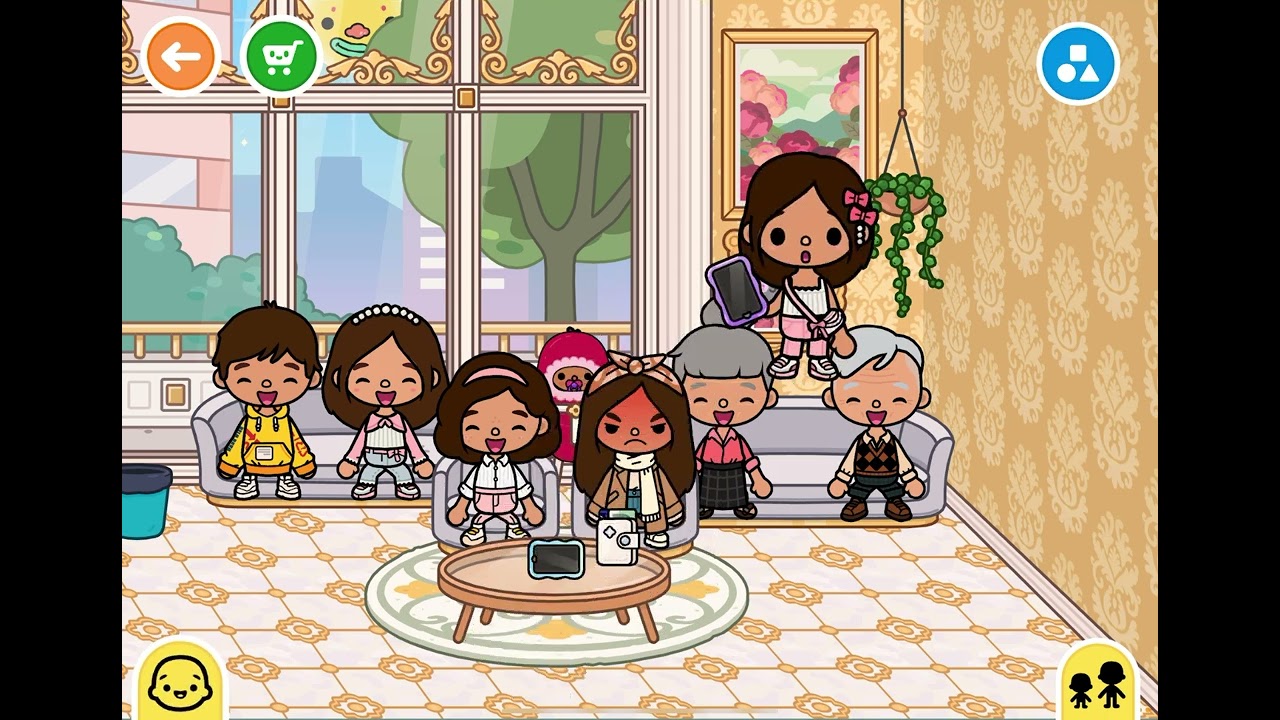 {العائلة الجميلة 🎀} ~ {21} ~{ رحنا بيت الجدة 👵🌷} ~ { معقولة الام اغمى عليها 😢} احبكم 🤍