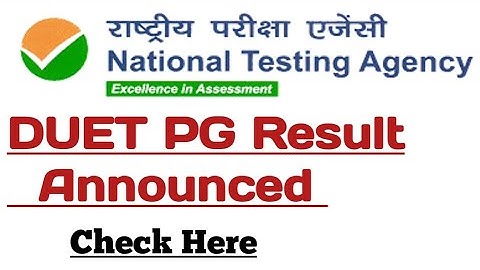 DUET PG Result Announced||Check Here|| DU Admission 2020|| Figure Out Academy ||